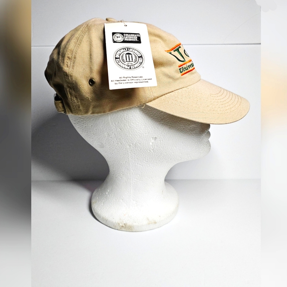 Vintage 1995 University of Miami Hurricanes The Game Split Bar NCAA Hat